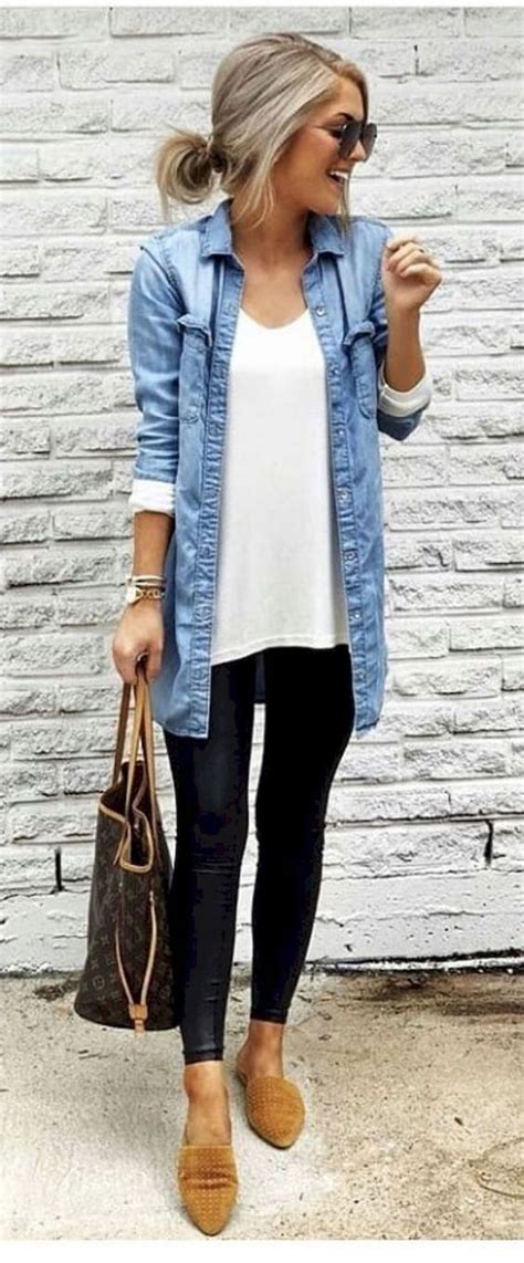 25 Casual Black Leggings Outfits For Low Key Looks Spring Outfits