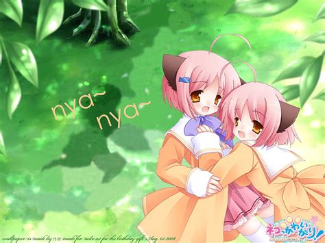 Nya Nya Cute Nya Cat Girl Anime Hd Wallpaper Peakpx