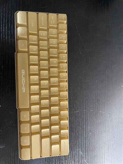 Uber Rare Bugha Limited Edition Gold Rgb Gaming 60 Keyboard Ebay