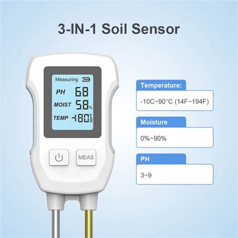 Jual 3 In 1 Soil PH Value Ambient Temperature Humidity Test PH Meter