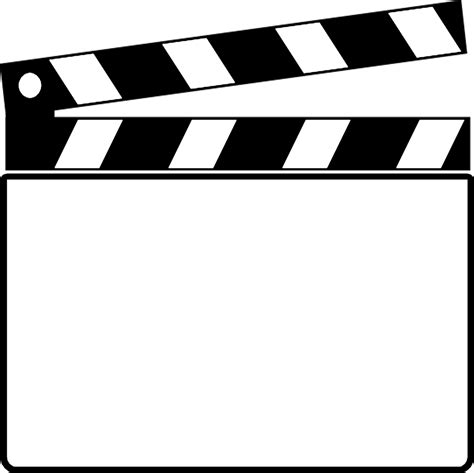 Hollywood Clipart Clap Board Hollywood Clap Board Transparent Free For