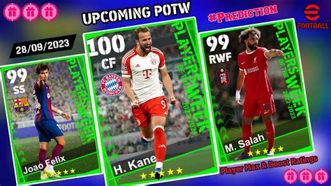 Upcoming Thursday Potw Worldwide Pack Predictions In Efootball