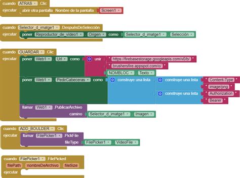 Problema Con Subir Archivos Upload File To Firebase Mit App Inventor