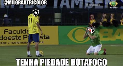 São Paulo Vira Piada Após Derrota Para O Lanterna Botafogo Veja Memes