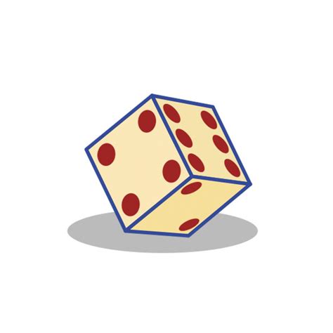 Cartoon Rolling Dice