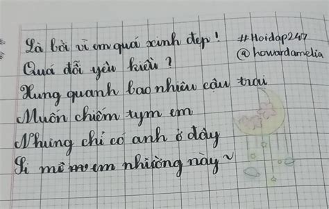 Hand Là bởi vì em quá xinh đẹp Quá đỗi yêu kiều Xung quanh bao nhiêu