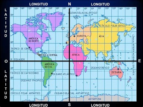 Mapa Mundi Latitud La Isla De Santo Domingo