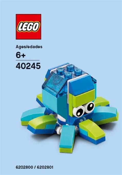 LEGO 40245 Octopus Instructions, Promotional - Monthly Mini Model Build