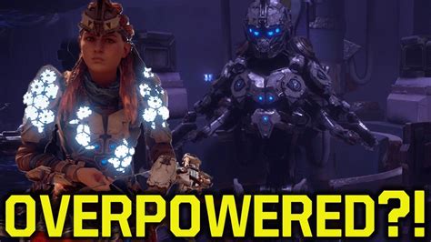 Horizon Zero Dawn Best Armor In The Game Overpowered Horizon Zero