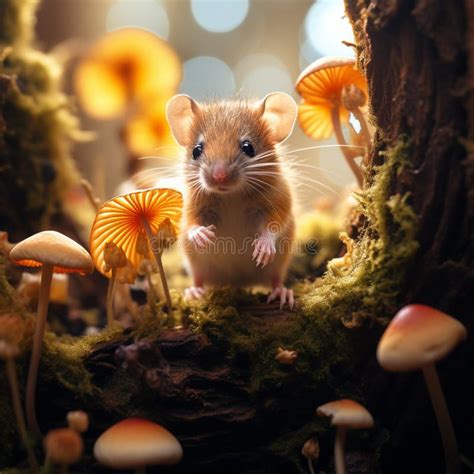 Child Mouse Natural Environment Image Generative AI Stock Image - Image ...