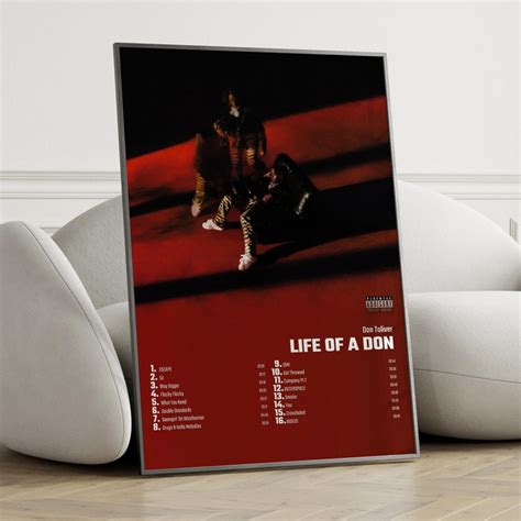 Don Toliver Life of A Don Album Cover Poster Wall Art Don - Etsy