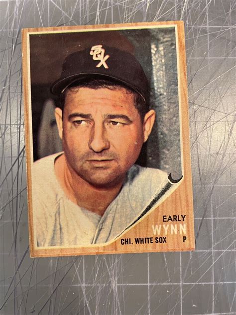 1962 TOPPS 385 EARLY WYNN CHICAGO WHITE SOX BASEBALL CARD NM EBay