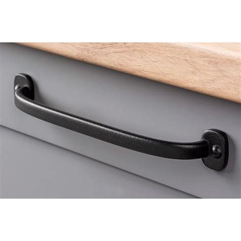 ידית מזוודה דגם 0506 - שחור מגורען | עוז פרזול