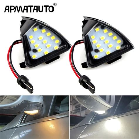 Canbus Error Free LED Under Mirror Light Puddle Lamp For VW Golf 5 GTI