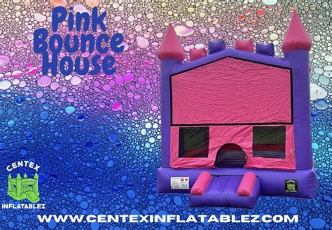 Pink Bounce House Centex Inflatables Bastrop Tx