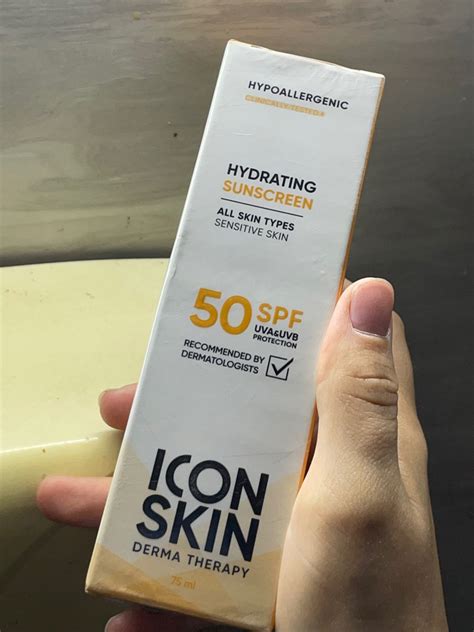 ICON SKIN Крем для лица увлажняющий солнцезащитный SPF 50 для всех ...