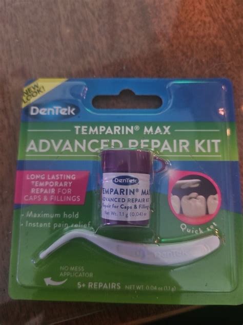 Dentek Temparin Max Lost Filling And Loose Cap 5 Repair Kit 47701002414 Ebay