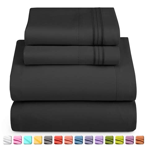 Full Size Bed Sheets Set By Nestl Deep Pocket Piece Bed Sheet Set