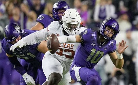 Texas Longhorns Survive TCU Horned Frogs Late Surge, Move to 9-1 - Sports Illustrated Texas ...