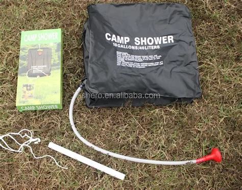 Portable Solar Heated 40l Camping Shower Made By Pvc - Buy 40l Camping ...