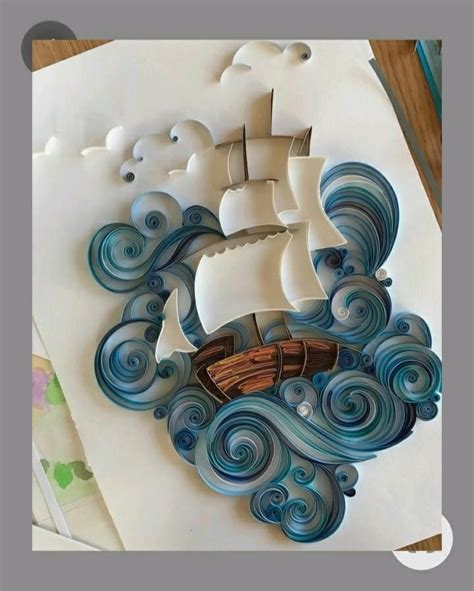 Beautiful piece with quilling strips | Paper quilling patterns, Quilled ...