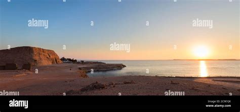 Panoramic view of the small temple of Nefertari at sunrise, Abu Simbel, Egypt Stock Photo - Alamy