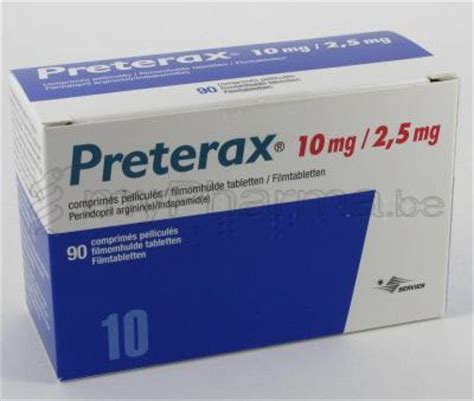 BVBA Apotheek Patrick Meysen 3990 Peer Welkom PRETERAX 10MG 2 5 MG