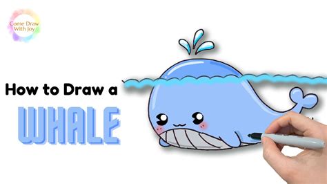 How To Draw A Big Blue Whale How To Draw A Blue Whale For Beginners