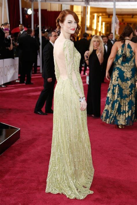 Emma Stone Oscar Fashion Pretty Dresses Dresses