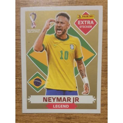 Figurinha Ouro Neymar Jr Album Copa Do Mundo Qatar 2022 Shopee Brasil