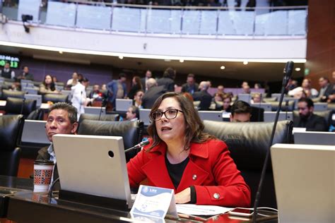 Intervención de la senadora Gina Andrea Cruz Blackledge durante la