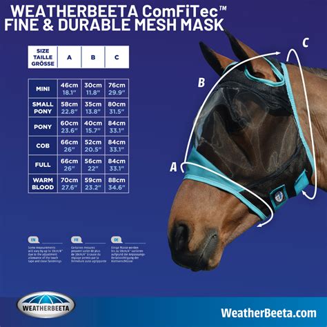 Horse Blanket Size Guide