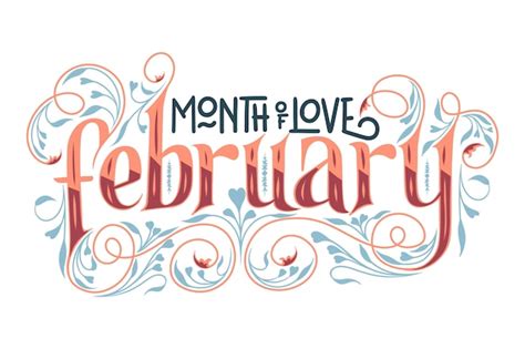 Free Vector Hand Drawn Hello February Lettering