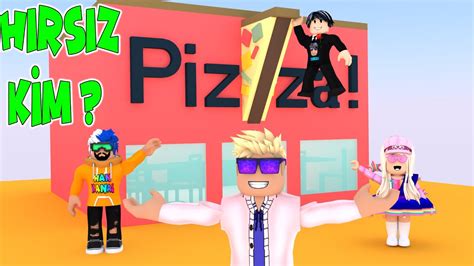 RESTORANDA Kİ HIRSIZ KİM ÇOK KOMİK HİKAYE ROBLOX PİZZA DÜKKANI