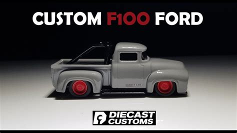 Ford F100 Custom Hot Wheels Hot Rod Build Youtube