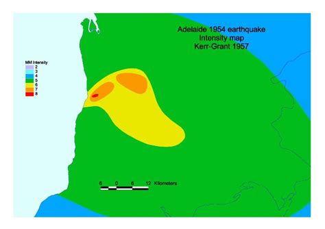 Location Of Earthquakes Earthquakes Adelaide