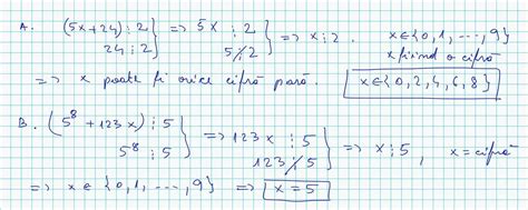 Dau Coroana Determinati Cifra X In Fiecare Dintre Cazurile A 5x 24