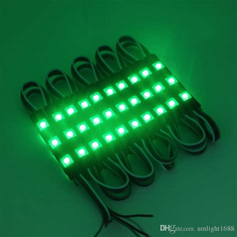 Waterproof RGB Addressable Led Module With Lens 3 SMD LEDs 5050 Black