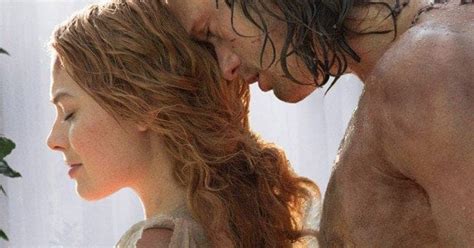 Margot Robbie Threw A Punch At Alexander Skarsg Rd During Their Tarzan Sex Scene Maxim