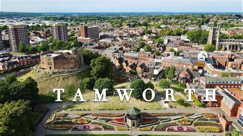 The Beauty Of Tamworth From The Air K Cinematic Drone