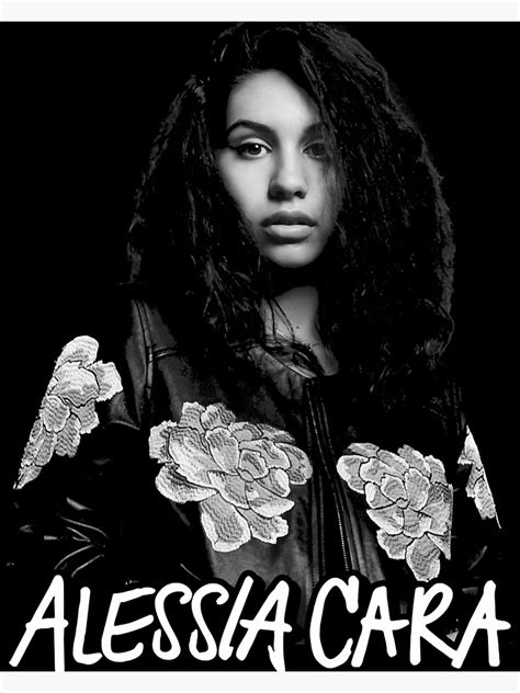 Póster Alessia Cara De Harrislewis Redbubble