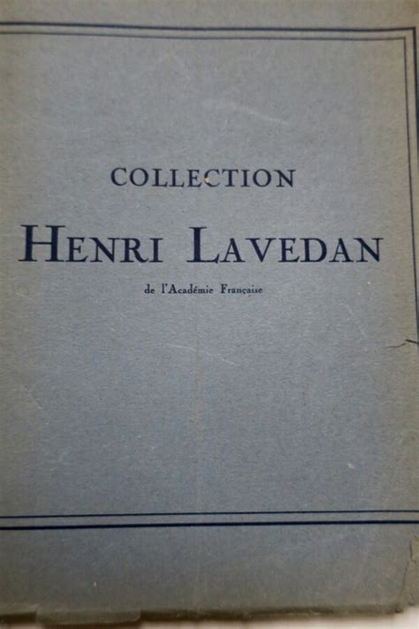 LAVEDAN 1933 Catalogue des objets d art de curiosité et d ameublement