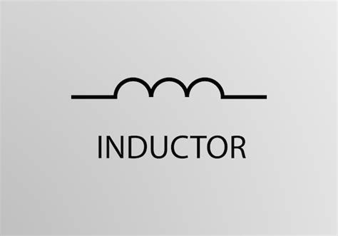 Símbolo De Inductor Diseño De Símbolo Vectorial Símbolos De Ingeniería Vector Premium