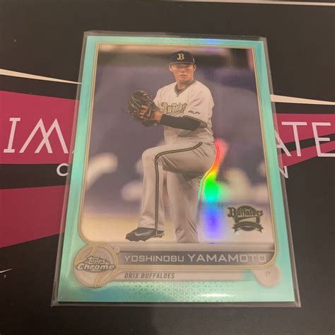 Yahooオークション 山本由伸 Yoshinobu Yamamoto 2022 Topps Chrome