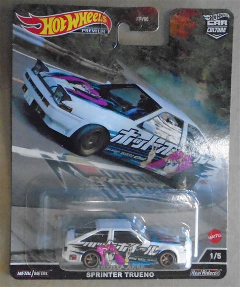 Hot Wheels Toyota AE86 Corolla Sprinter Trueno Mountain Drifters Car ...