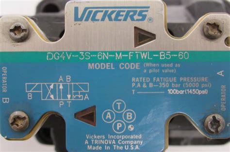 NEW VICKERS 02 128032 SOLENOID VALVE DG5S 8 2N T M FTWL B5 30