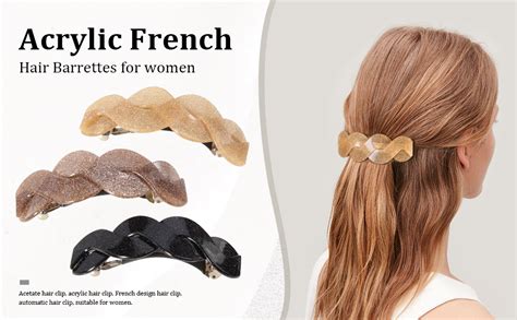 Mistofu Large Hair Barrettes For Women Beautiful Lines