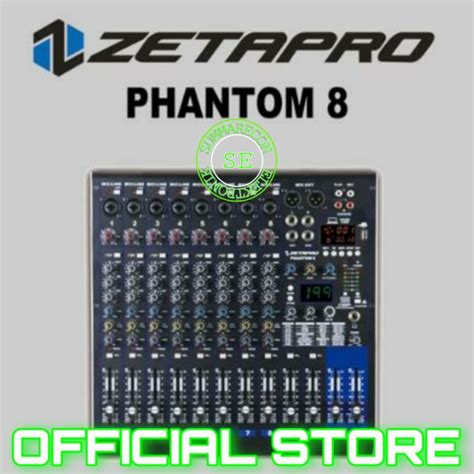 Jual Mixer Audio Channel Original Zetapro Phantom Bluetooth Usb Pc