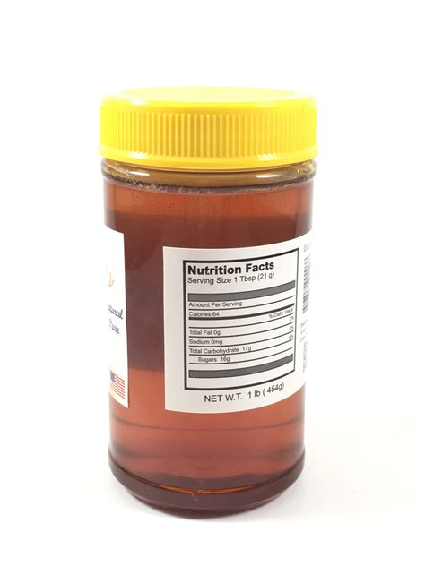 Eucalyptus Honey 1 Lb Jar Bees Quality Honeybees Quality Honey