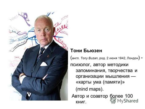Презентация на тему: "Mind maps, или Интеллект - карты. Тони Бьюзен ...